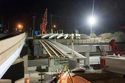 Michigan Bridge Rehabilitation Construction