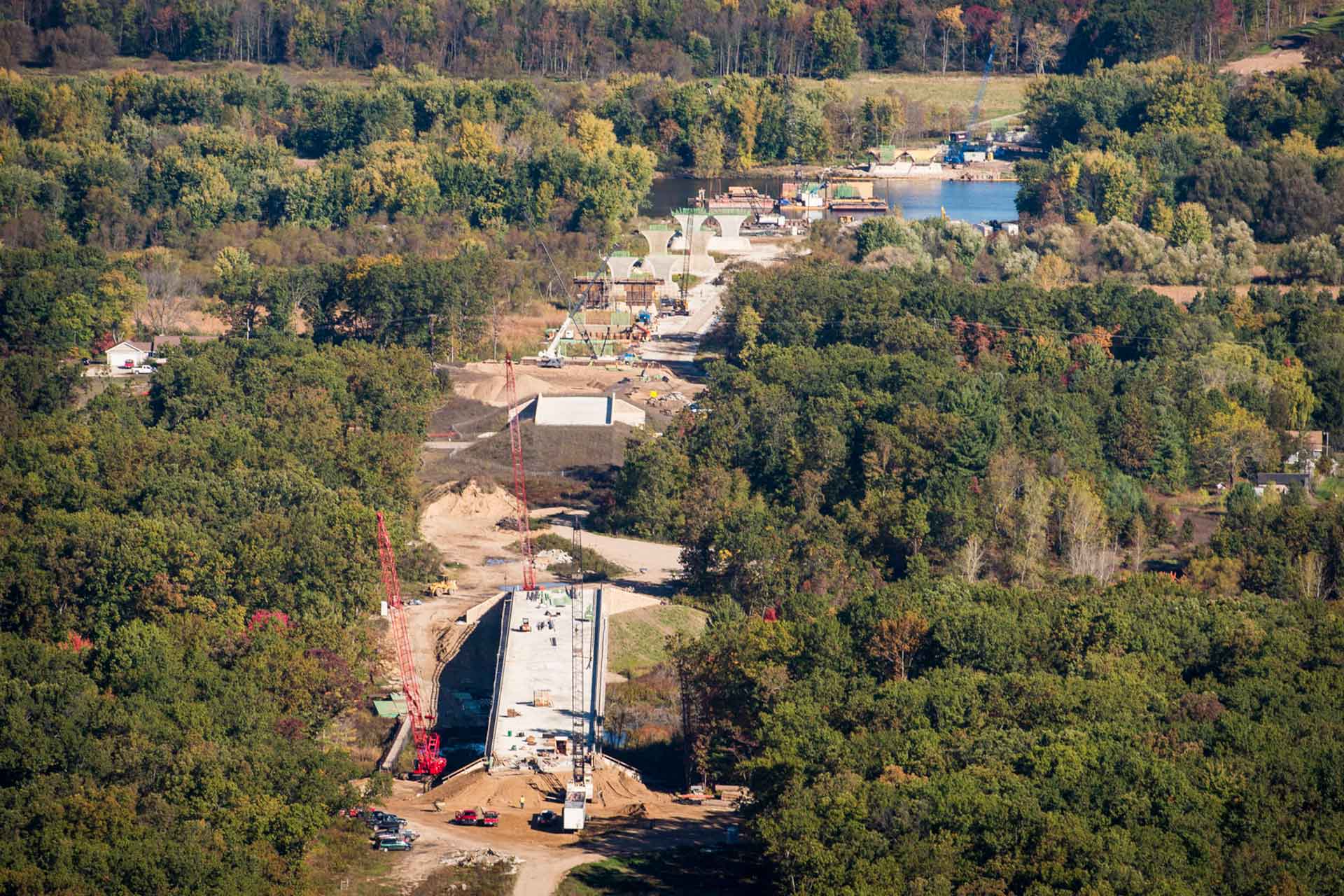 Bridge Construction In Michigan